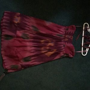 Strapless dress
